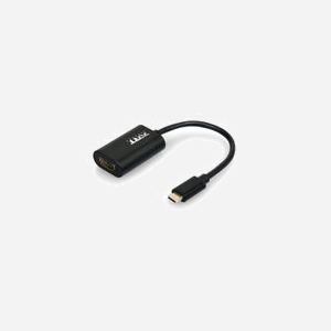 Port Designs 900124: Adaptateur USB Type-C vers HDMI 4K (4096x2160) 60Hz, boîtier Aluminium, compatible Windows/macOS/Linux, 15cm