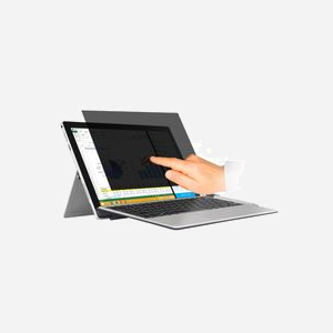 Port Designs 900233 : Filtre écran tablette 12.3" anti-reflets & confidentialité, format grand écran, compatible tactile, anti-rayures - Surface Pro 4