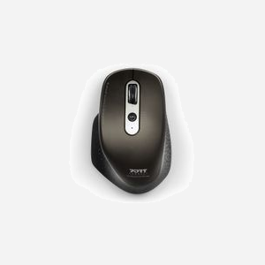 Port Designs 900716 Souris Optique 3200 DPI RF sans fil + Bluetooth, 5 Boutons, 2 Roulettes, Batterie 300 mAh, compatible Windows/macOS/Chrome OS/Android - Miniature 2