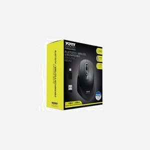 Port Designs 900716 Souris Optique 3200 DPI RF sans fil + Bluetooth, 5 Boutons, 2 Roulettes, Batterie 300 mAh, compatible Windows/macOS/Chrome OS/Android - Miniature 4