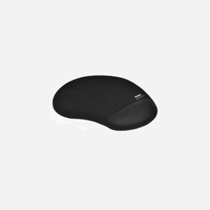 Port Designs 900717 : Tapis de Souris Ergonomique Noir avec Repose-Poignet Gel, Base Antidérapante, 200x230x20mm, Polyester/Caoutchouc/Silicone - Miniature 2