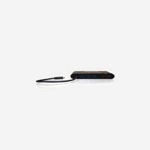 Port Designs 901906 Dock USB-C 3.2 Gen 1, Sorties HDMI/Mini DP/VGA, USB-A 3.0 x3, Lecteur Cartes SD/MicroSD, Ethernet RJ-45, Alimentation 60W, Aluminium Noir - Miniature 3