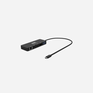 Port Designs 901909 Station d'accueil USB 3.2 Gen 1 Type-C : HDMI 2.0, VGA, USB-A/C, Ethernet RJ-45, USB Power Delivery 85W, 4K Ultra HD, Noir