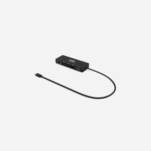 Port Designs 901909 Station d'accueil USB 3.2 Gen 1 Type-C : HDMI 2.0, VGA, USB-A/C, Ethernet RJ-45, USB Power Delivery 85W, 4K Ultra HD, Noir - Miniature 2
