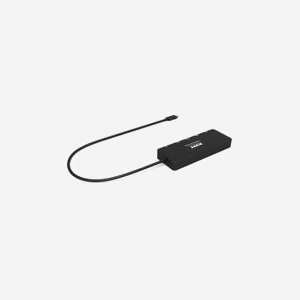 Port Designs 901909 Station d'accueil USB 3.2 Gen 1 Type-C : HDMI 2.0, VGA, USB-A/C, Ethernet RJ-45, USB Power Delivery 85W, 4K Ultra HD, Noir - Miniature 3