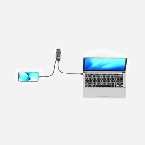 Port Designs 902103 - Chargeur Secteur Universel 100W GaN, 1x USB-C & 1x USB 2.0, 1.75m - Ordinateur Portable, Smartphone, Tablette, Noir - Miniature 2