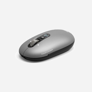 Port Designs Souris Bluetooth 910009 Ambidextre Optique 3200 DPI, Batterie 500mAh USB-C, Molette FreeWheel, Multi-connexion, Gris, Windows/macOS/Android/iOS - Miniature 2