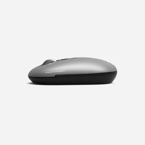 Port Designs Souris Bluetooth 910009 Ambidextre Optique 3200 DPI, Batterie 500mAh USB-C, Molette FreeWheel, Multi-connexion, Gris, Windows/macOS/Android/iOS - Miniature 3