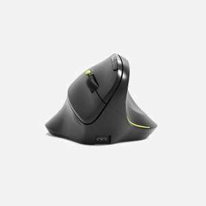 Port Designs Souris Ergonomique 910200, RF sans fil + Bluetooth, 1600 DPI Optique, 5 Boutons, Clic Silencieux, Rechargeable USB-C, Compatible Windows/macOS/Android/iOS - Miniature 2