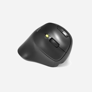Port Designs Souris Ergonomique 910200, RF sans fil + Bluetooth, 1600 DPI Optique, 5 Boutons, Clic Silencieux, Rechargeable USB-C, Compatible Windows/macOS/Android/iOS - Miniature 3