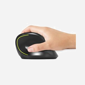 Port Designs Souris Ergonomique 910200, RF sans fil + Bluetooth, 1600 DPI Optique, 5 Boutons, Clic Silencieux, Rechargeable USB-C, Compatible Windows/macOS/Android/iOS - Miniature 4