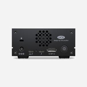 LaCie 1big Dock 18To 7200tr/min USB Type-A/Type-C Thunderbolt 3, Lecteur CF/SD, 280 Mbit/s, Compatible Windows/macOS, Noir (STHS18000800) - Miniature 5