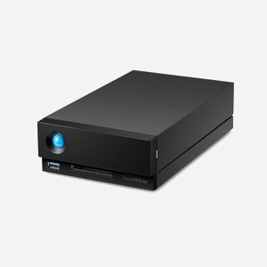 LaCie 1big Dock 8 To Disque Dur Externe 3.5" 7200 RPM USB 3.2 Gen 1, Thunderbolt 3, Lecteur CF/SD, DisplayPort 1.4, Boîtier Aluminium Noir - Miniature 2