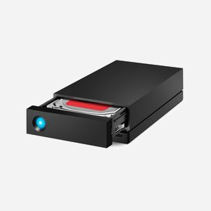 LaCie 1big Dock 8 To Disque Dur Externe 3.5" 7200 RPM USB 3.2 Gen 1, Thunderbolt 3, Lecteur CF/SD, DisplayPort 1.4, Boîtier Aluminium Noir - Miniature 4