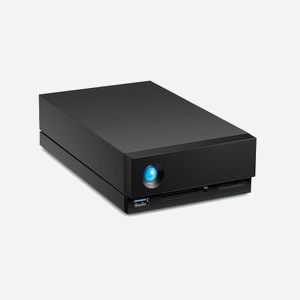 LaCie 1big Dock 8 To Disque Dur Externe 3.5" 7200 RPM USB 3.2 Gen 1, Thunderbolt 3, Lecteur CF/SD, DisplayPort 1.4, Boîtier Aluminium Noir - Miniature 5