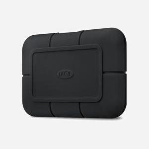 LaCie Rugged Pro 1 To SSD NVMe Thunderbolt Noir : 97.9 x 64.9 x 17 mm, 100g, Windows/macOS, câble Thunderbolt inclus, réf. STHZ1000800 - Miniature 1