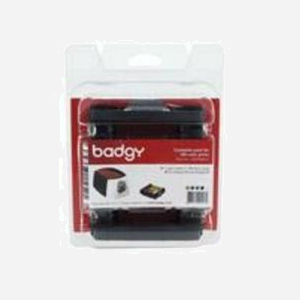 Evolis CBGR0100C - Ruban d'impression couleur 100 pages - Transfert thermique - Noir - Compatibilité Badgy100/Badgy200 - Conditionnement Blister