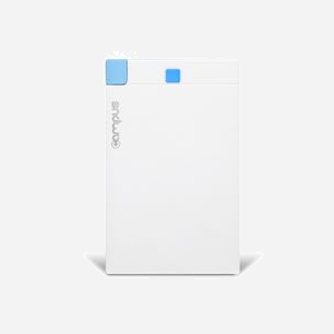 ADVANCE Power Bank 2600mAh Blanc - Batterie Externe Lithium, USB Type-A, Micro-USB, Lightning, 5V/1A, 100x62x7mm, Compatible iOS/Android - Miniature 3