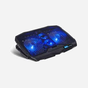 Spirit of Gamer Airblade 600 - Refroidisseur pour PC Portable 17" - 4 Ventilateurs 120mm 1500 RPM - 56 CFM - 15dBA - USB 2.0 - Noir/Bleu - Miniature 2