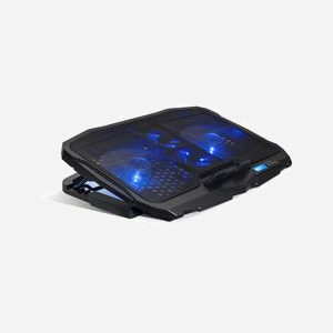 Spirit of Gamer Airblade 600 - Refroidisseur pour PC Portable 17" - 4 Ventilateurs 120mm 1500 RPM - 56 CFM - 15dBA - USB 2.0 - Noir/Bleu - Miniature 4