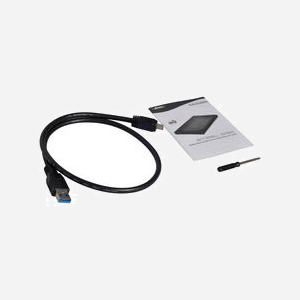 ADVANCE BX-2525U3 Boîtier HDD Externe 2.5" USB 3.2 Gen 1 (5 Gbps) SATA Aluminium Noir - Support 1x HDD/SSD 2.5" - Compatible Windows/macOS/Linux - Miniature 2