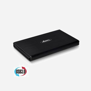 ADVANCE BX-2525U3 Boîtier HDD Externe 2.5" USB 3.2 Gen 1 (5 Gbps) SATA Aluminium Noir - Support 1x HDD/SSD 2.5" - Compatible Windows/macOS/Linux - Miniature 4