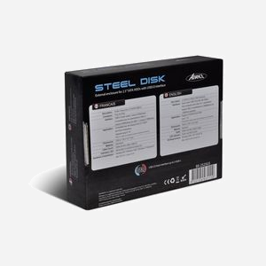 ADVANCE BX-2525U3 Boîtier HDD Externe 2.5" USB 3.2 Gen 1 (5 Gbps) SATA Aluminium Noir - Support 1x HDD/SSD 2.5" - Compatible Windows/macOS/Linux - Miniature 5