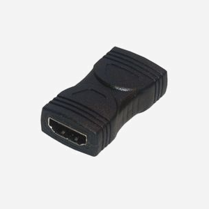 MCL Coupleur HDMI Femelle/Femelle 19-pin HDMI-A Noir - CG-282 - Connecteurs HDMI-A Femelle pour extension HDMI Standard, compatible HDCP