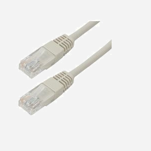 MCL Câble Réseau Cat5E U/UTP 2m Gris RJ45 Mâle-Mâle, Conducteurs Gainés AWG26, Impédance 100 Ohm, Gaine PVC - Miniature 1