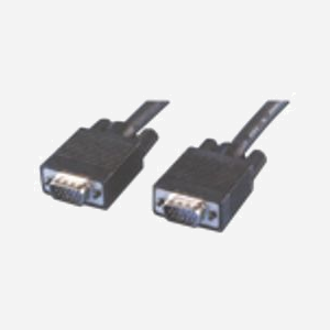 Câble MCL MC340-2M VGA (D-Sub) Mâle/Mâle 2m HD15, 15 Conducteurs Blindés pour transmission vidéo analogique. - Miniature 1