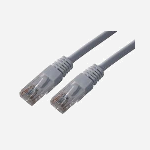 Câble Réseau MCL Cat5e U/UTP Gris 3m RJ-45 Mâle/Mâle, Impédance 100 Ohm, Manteau PVC, Référence UTP5E-3M - Miniature 1