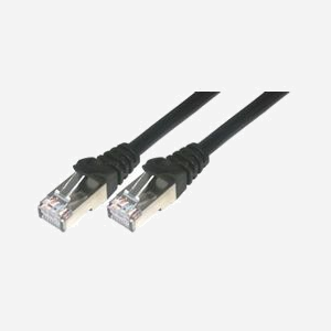 Câble réseau MCL RJ45 Cat6 Noir 3m - Connecteurs RJ45 mâle - FCC6BM-3M/N - Pour liaisons poste/prise murale et brassage Hub/Switch - Miniature 1