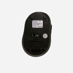 MCL Souris Optique sans Fil SS-515W 1600 DPI RF 2.4GHz 5 Boutons USB Type-A Droitier Noir 65x105x40mm Piles AAA - Miniature 5