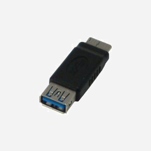 MCL Adaptateur USB 3.0 A Mâle / Micro B Mâle Noir - Connecteurs USB 3.0 Type A et Micro B, Poids 7g, Emballage Blister 120x15x90mm - Miniature 1