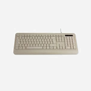 MCL Kit Clavier AZERTY Français USB Beige + Souris 1600 DPI 6 Boutons - 105 Touches Profil Bas, Pavé Numérique - Câbles 1.5m/1.25m - Miniature 3