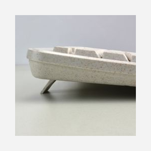 MCL Kit Clavier AZERTY Français USB Beige + Souris 1600 DPI 6 Boutons - 105 Touches Profil Bas, Pavé Numérique - Câbles 1.5m/1.25m - Miniature 5
