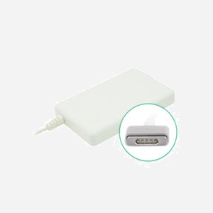 DLH Alimentation Secteur Slim 60W pour Apple MacBook Magsafe 2, 16.5V, 123x61x18mm, Blanc, Ref DY-AI3340 - Compatible Macbook Pro/Air - Miniature 2