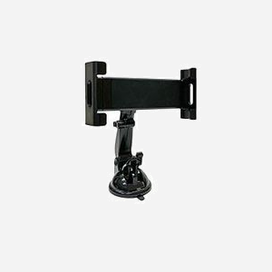 DLH Support Tablette/UMPC Universel Voiture/Bureau Ventouse Bras Articulé 2 Axes 6.7"-10.5" (17-26.7cm) Noir - Ref: DY-DU4409