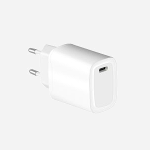 DLH Chargeur Secteur USB-C 20W Power Delivery DY-AU4618W : 1 Port USB-C, Adaptive Fast Charging, 100-240V, Compatible Smartphones & Tablettes