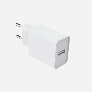 DLH Chargeur Secteur DY-AU4740W - 1 Port USB 2.0, 5V/2.4A (12W), pour Smartphone & Tablette - Blanc - 83x38x25mm, 50g
