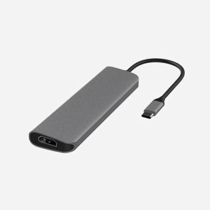 Station d'accueil DLH DY-TU5005 USB Type-C Argent : 1x HDMI 4K Ultra HD, 1x USB 3.2 Gen 1 Type-A, 4x USB 3.2 Gen 1 Type-C, Power Delivery 100W, 112x37x16mm - Miniature 2
