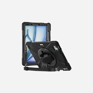 DLH DY-RC5025 Housse Noire pour iPad Air 11 (2024), iPad Pro 11" (2022/2021), iPad Air 5 10.9" (2022) - Écran 27,9 cm (11") - 431g - Avec Stylet