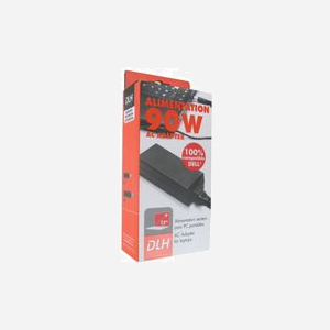 DLH Alimentation Secteur 90W pour DELL (Sauf USB-C) 19V 4.74A - Connecteurs DC Inclus - Compatible Références OEM - DY-AI1930 - Miniature 2