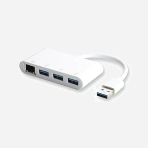Station d'accueil DLH DY-TU2986W Blanc 80x40x14mm câble 0.1m, dimensions packaging 205x60x15mm, poids 40g