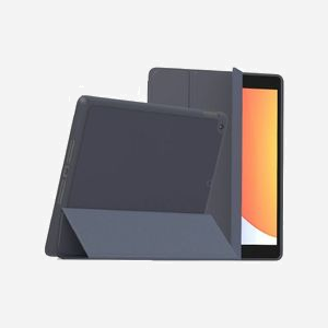 MW Étui Folio Bleu pour iPad Air 10.9" (2020/22 - 4th/5th gen) 27.7cm, Protection Anti-choc et Anti-rayures, Fonction Support