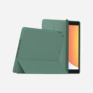 MW Étui Folio Vert pour iPad Air 10.9" (2020/22 - 4th/5th gen) 27.7cm, Résistant aux chocs et rayures, Position debout, Référence MW-300087 - Miniature 1