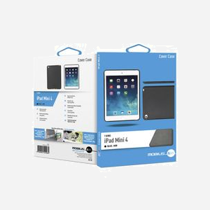 Mobilis Coque T Series 010117 pour iPad Mini 4, 7.9", Noir, 138x7x207mm, 45g, Protection contre chocs et rayures, Accès connectique facilité - Miniature 3