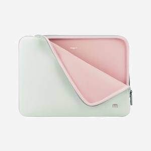 Mobilis Housse 049005 Néoprène Gris/Rose pour Ordinateur Portable 14" (35.6cm), 1 Compartiment, 330x250x18mm, Compartiment 325x245x15mm, 176g - Miniature 2