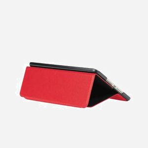 Mobilis 048030 Étui Folio Rouge pour Apple iPad 2019 10.2" (7th gen) Aspect Cuir, 2 Positions, Accès Ports & Fonctionnalités - Miniature 2