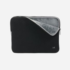 Mobilis 049016 Housse Ordinateur Portable 14" (35.6cm) Mémoire de Forme Noir/Gris, Compatible MacBook Air/Pro, 330x180x250mm, 236g - Miniature 1